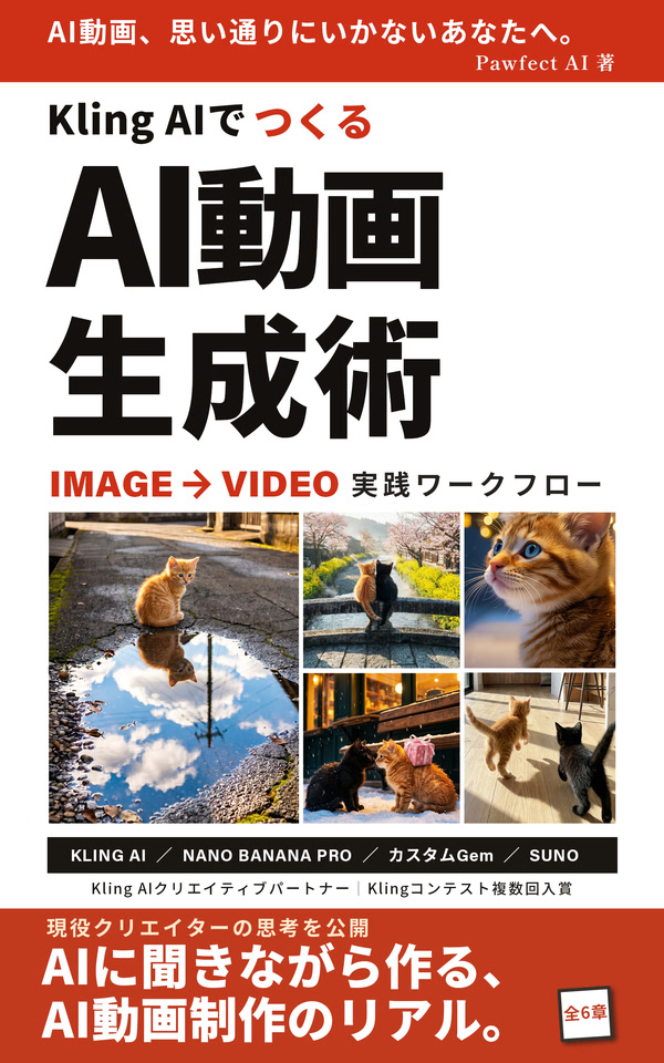 『Kling AIでつくる AI動画生成術』表紙