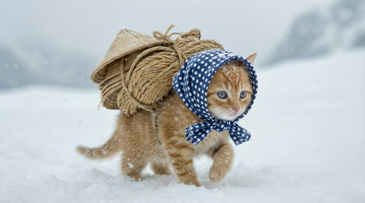 笠地蔵 — 日本昔話を現代の光で